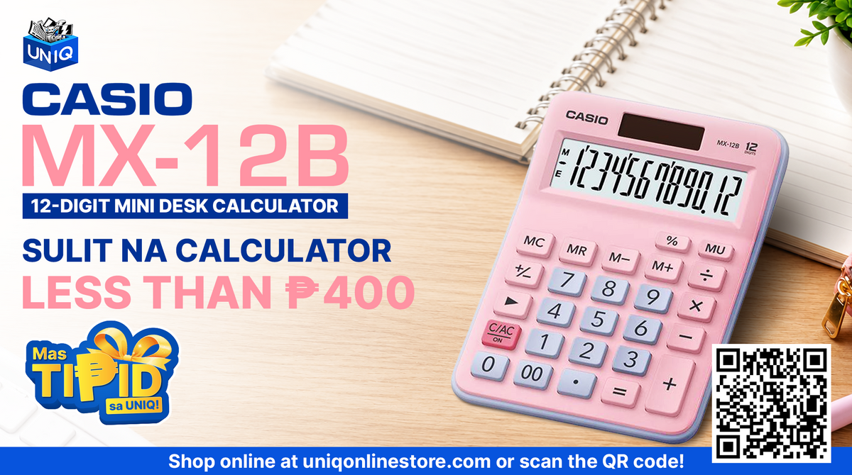 Casio MX-12B: Sulit na 12-Digit Calculator na Less Than ₱400!