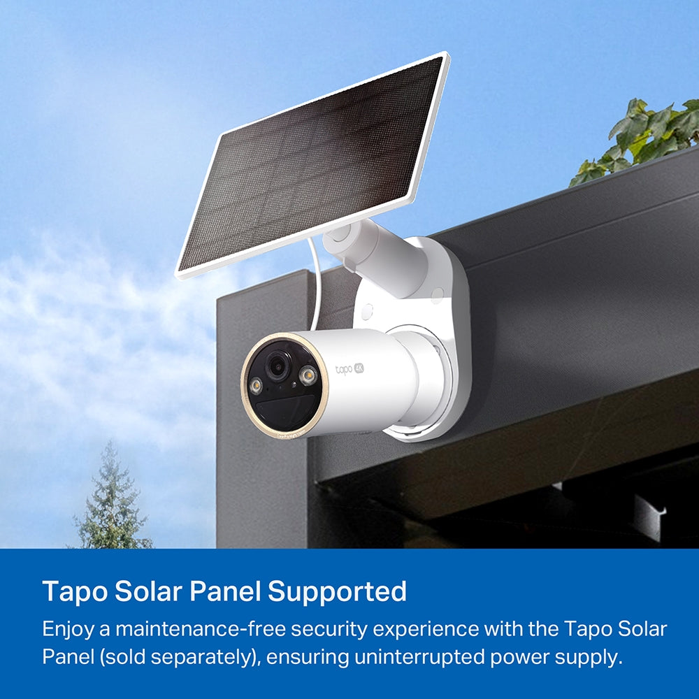 Tapo C460 Battery-Powered Outdoor Security Camera – 4K Ultra HD Wireless Wi-Fi Smart Camera with AI Detection & Color Night Vision