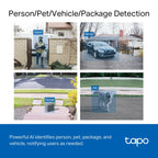 Tapo D230S1 Smart Battery Video Doorbell – Wireless Wi-Fi Door Camera with 2K Video & Motion Detection