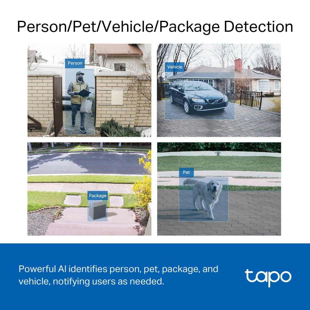 Tapo D230S1 Smart Battery Video Doorbell – Wireless Wi-Fi Door Camera with 2K Video & Motion Detection