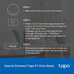 Tapo P110M Mini Smart Wi-Fi Plug – Energy Monitoring Smart Socket with App & Voice Control