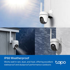 Tapo TC40GW Outdoor Pan/Tilt 4G LTE Camera – Smart Security Camera with AI Detection & Color Night Vision