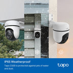 Tapo C500 Outdoor Pan/Tilt Security WiFi Camera – 360° Motion Tracking Home Security Camera