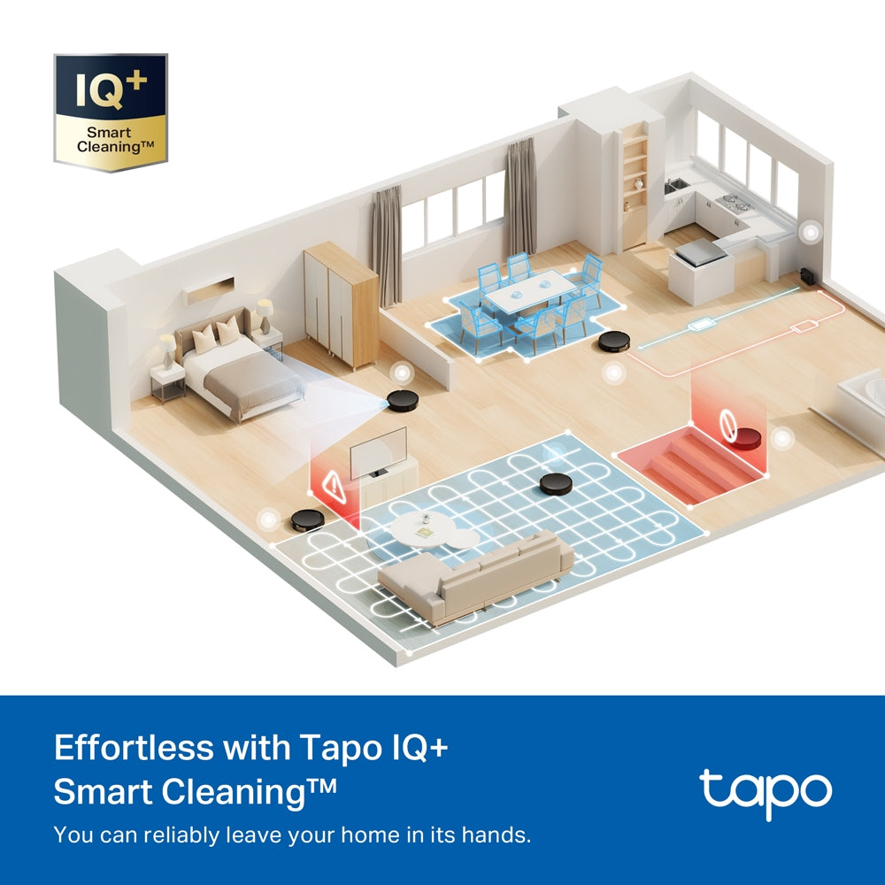 Tapo RV20 Max Robot Vacuum & Mop – 5300Pa Suction with MagSlim™ LiDAR Navigation