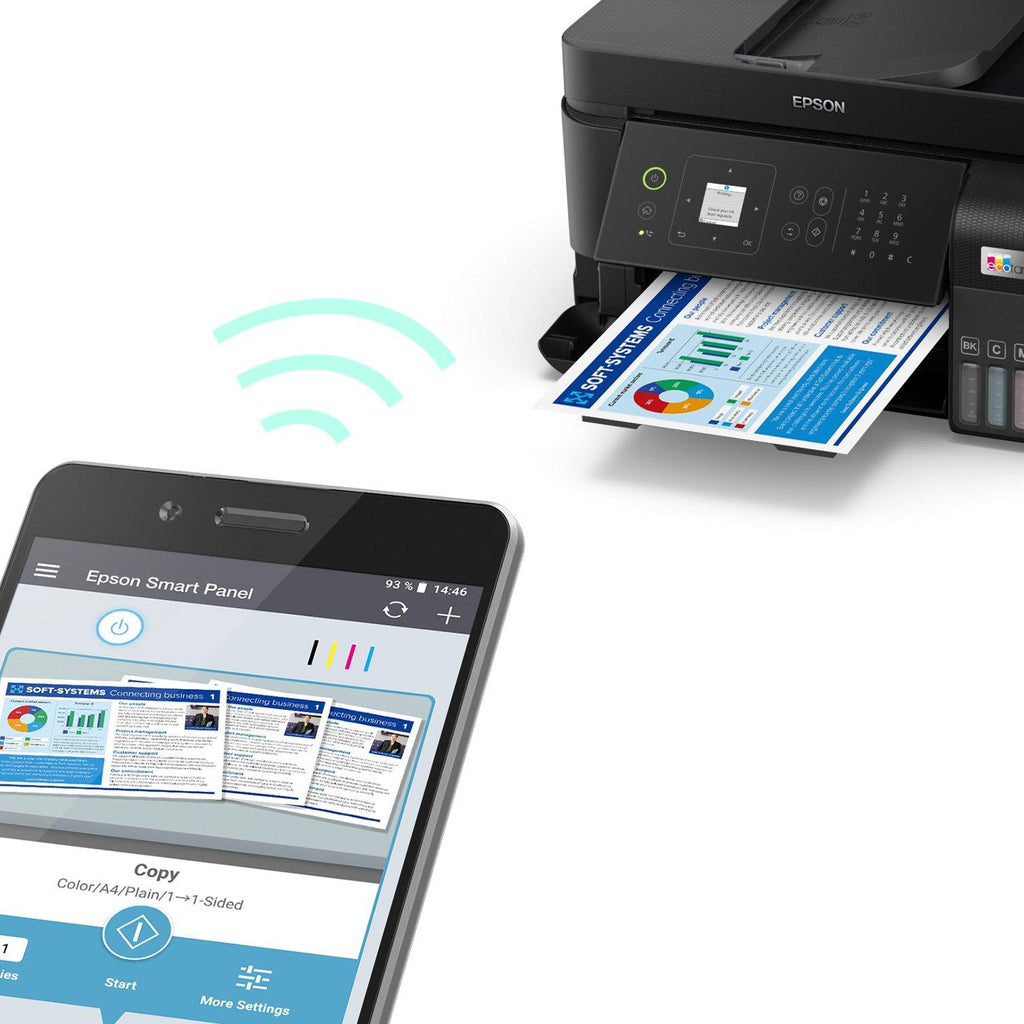 Epson EcoTank L5590 Ink Tank Printer – Wireless All-in-One Printer with ADF, Fax & Ultra-Low-Cost Printing