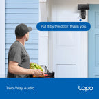 Tapo C411 KIT Solar-Powered Security Camera Kit – 2K Smart Wireless Outdoor Camera with AI Detection, Color Night Vision & Wire-Free Installation