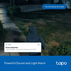 Tapo C560WS Outdoor Pan/Tilt Security Wi-Fi Camera – 4K Ultra HD Smart Camera with AI Detection, Night Vision & Wi-Fi 6