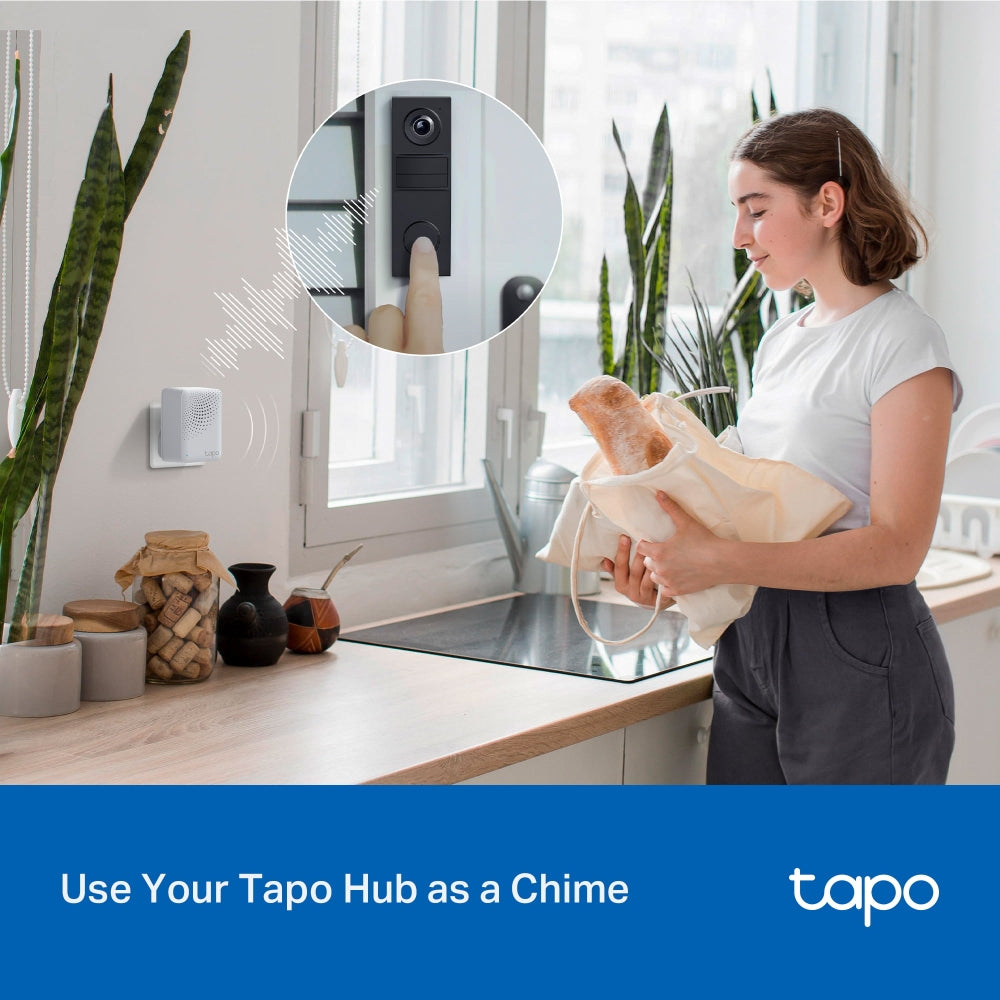 Tapo D205 2K Battery Video Doorbell – Wireless Smart Wi-Fi Door Camera with Motion Detection & App Alerts