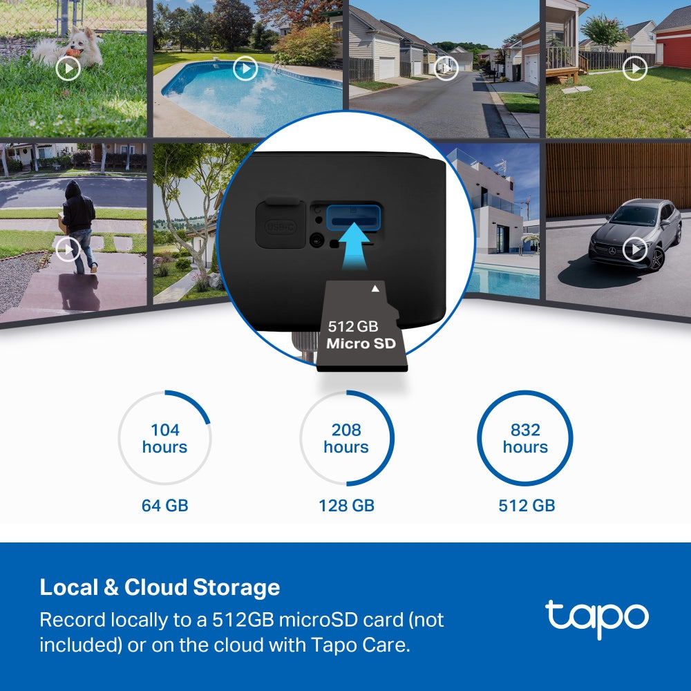 Tapo C401 KIT Solar-Powered Security Camera Kit – 1080p Wire-Free Outdoor Smart Camera with AI Detection, Color Night Vision & 180-Day Battery Life