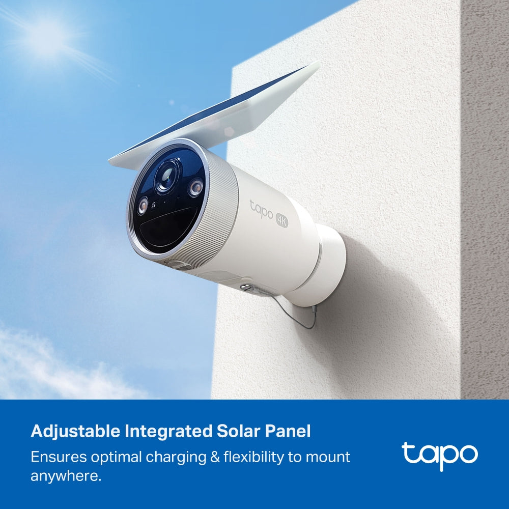 Tapo C465 Enhanced AI Solar Security Camera Ultra – 4K Wireless Outdoor Smart Camera with Solar Power, AI Detection & Night Vision