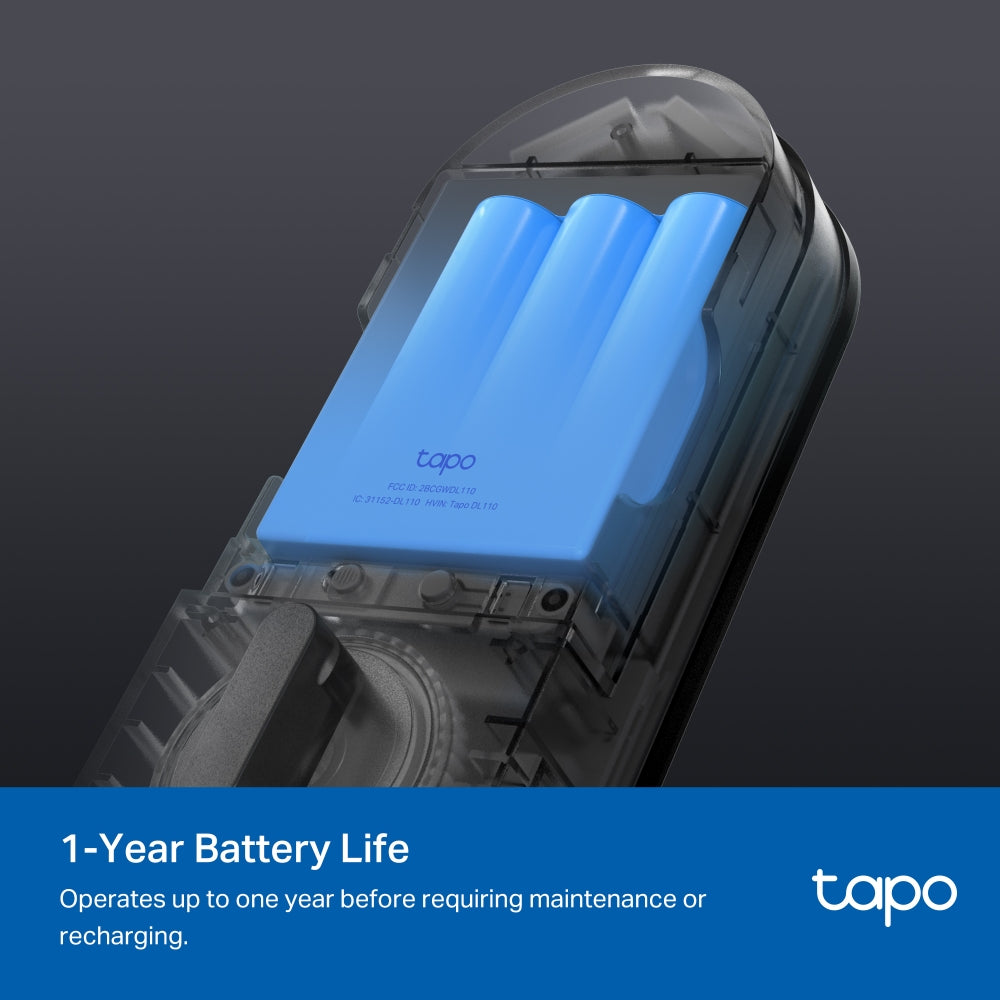 Tapo DL110 Smart Wi-Fi Door Lock – Keyless Entry Smart Lock with App & Remote Control