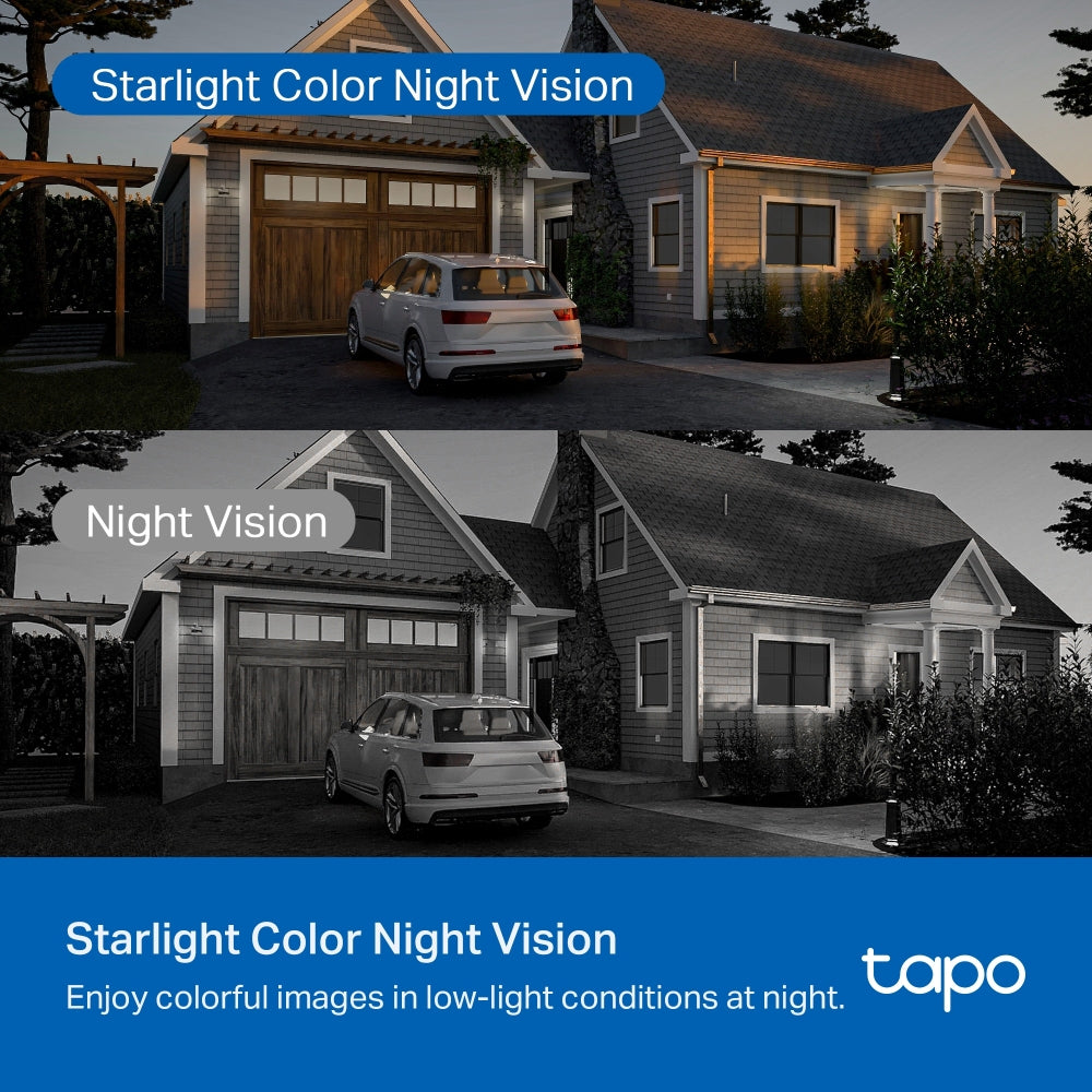 Tapo TC43 Outdoor Pan/Tilt Security Wi-Fi Camera – 360° Smart WiFi Surveillance Camera with Motion Tracking