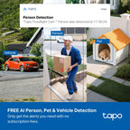 Tapo C615F KIT Solar-Powered Floodlight Pan/Tilt Security Camera Kit – 4G LTE Outdoor Smart Camera with Floodlight & AI Detection