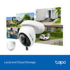 Tapo C560WS Outdoor Pan/Tilt Security Wi-Fi Camera – 4K Ultra HD Smart Camera with AI Detection, Night Vision & Wi-Fi 6