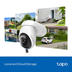 Tapo C660 KIT Solar-Powered Pan/Tilt Security Camera – 4K Wi-Fi Outdoor Smart Camera with AI Tracking & Solar Charging