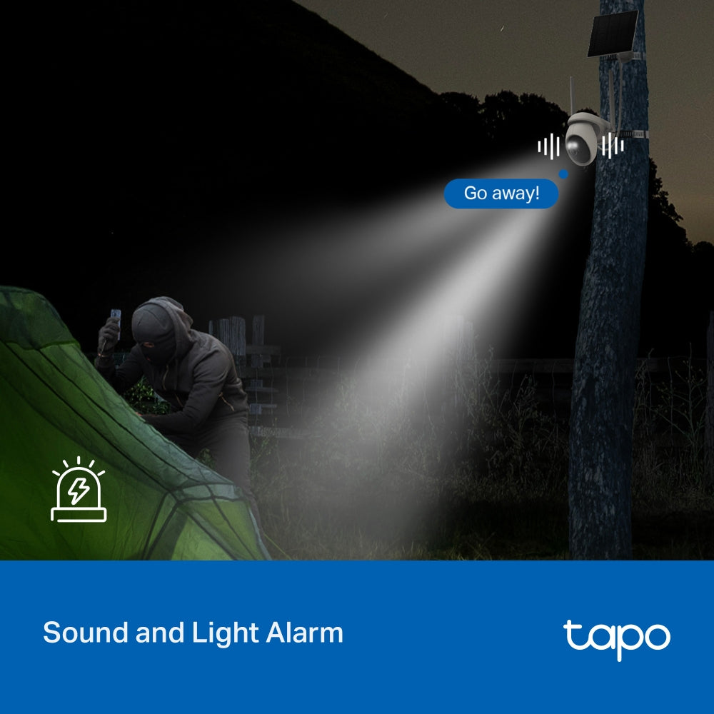Tapo C665G KIT Solar-Powered Pan/Tilt Security Camera – 4G LTE & Wi-Fi Outdoor Smart Camera with Solar Charging
