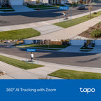 Tapo C630 KIT Solar-Powered Pan/Tilt Security Camera – 3K Wi-Fi Outdoor Smart Camera with AI Tracking & Solar Charging