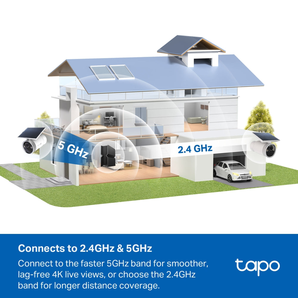 Tapo C465 Enhanced AI Solar Security Camera Ultra – 4K Wireless Outdoor Smart Camera with Solar Power, AI Detection & Night Vision