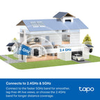 Tapo C465 Enhanced AI Solar Security Camera Ultra – 4K Wireless Outdoor Smart Camera with Solar Power, AI Detection & Night Vision