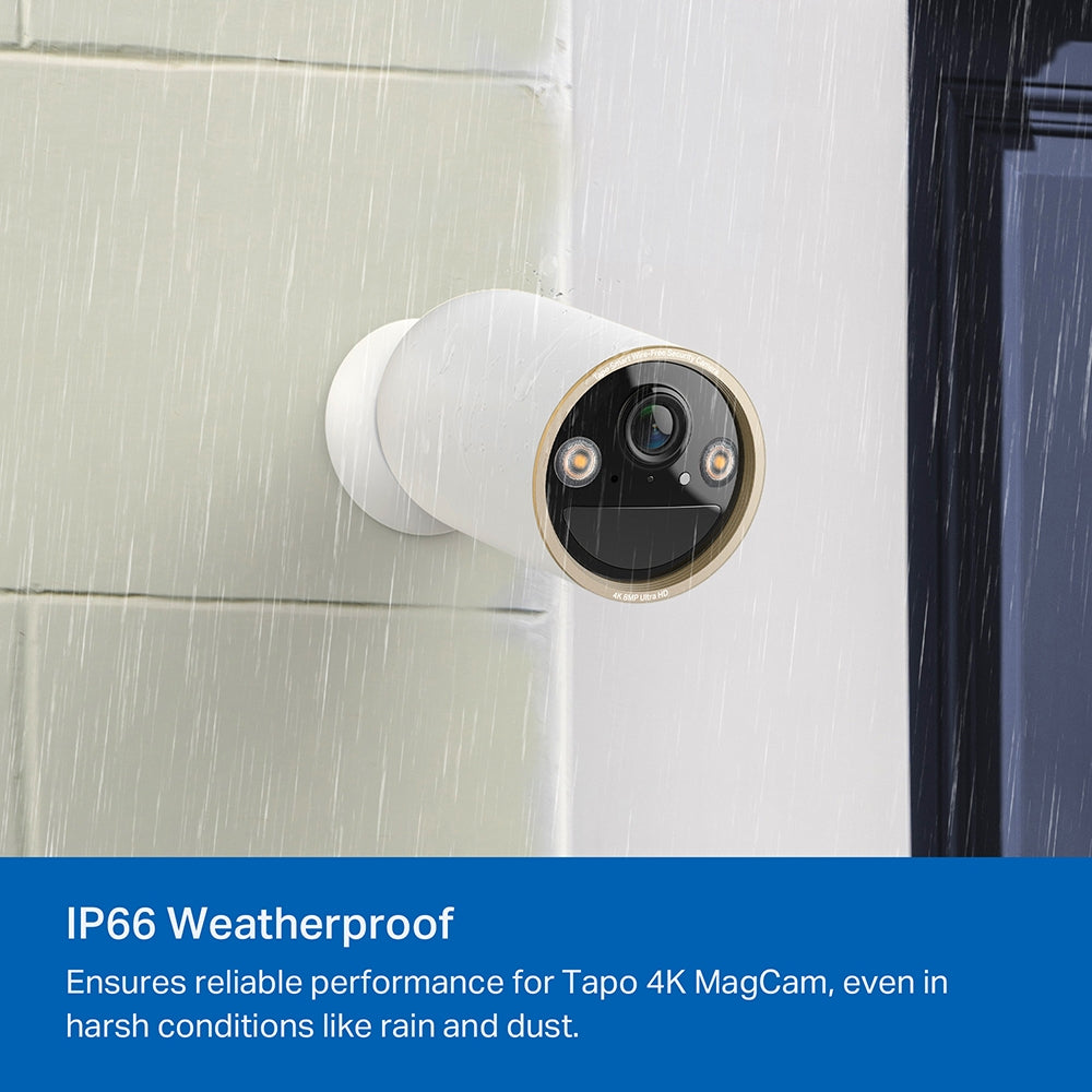 Tapo C460 Battery-Powered Outdoor Security Camera – 4K Ultra HD Wireless Wi-Fi Smart Camera with AI Detection & Color Night Vision