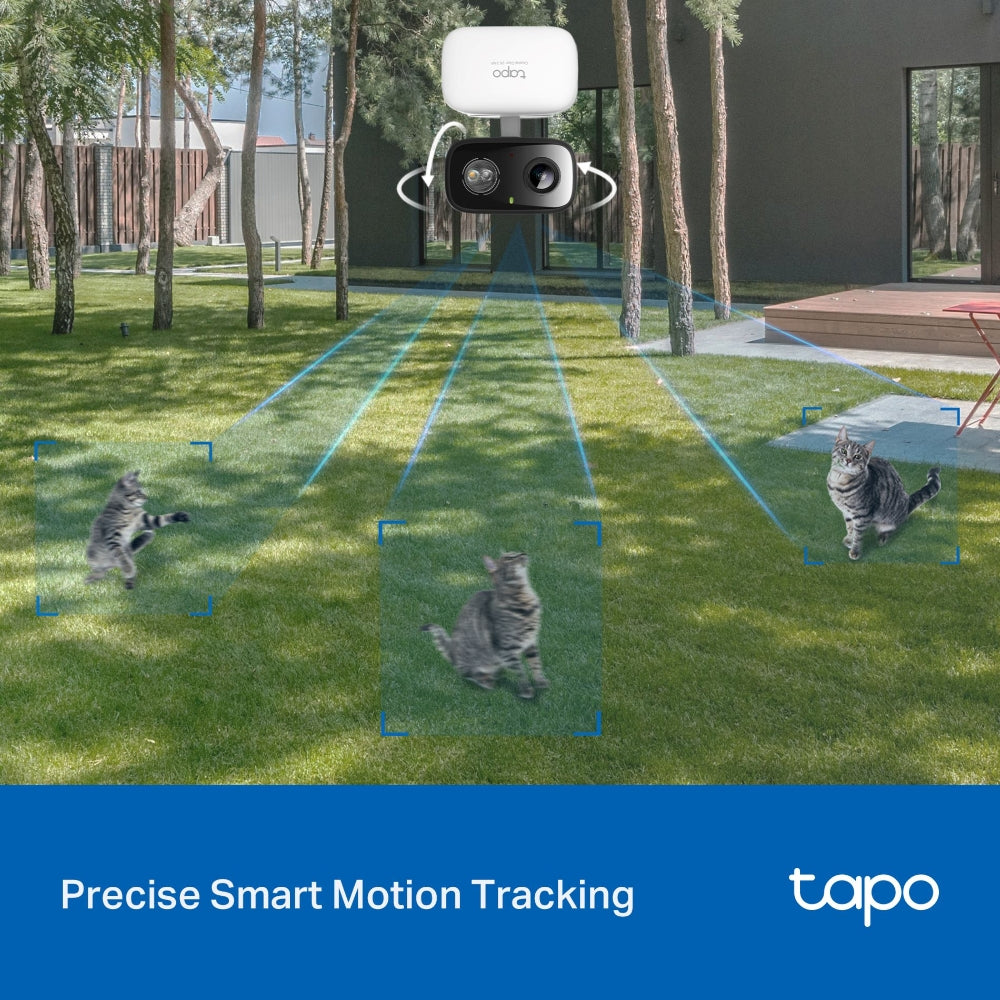 Tapo C216 Indoor/Outdoor Home Security Wi-Fi Camera – 2K 3MP Smart Pan/Tilt Camera with AI Detection, Color Night Vision, 360° Coverage & IP65 Weatherproof Design