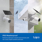 Tapo C402 KIT Solar-Powered Security Camera Kit – 1080p Wire-Free Outdoor Smart Camera with AI Detection, Color Night Vision & Solar Charging