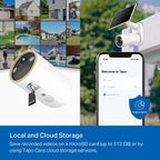 Tapo C460 KIT Solar-Powered Security Camera Kit – 4K Ultra HD Wireless Outdoor Smart Camera with AI Detection & Night Vision