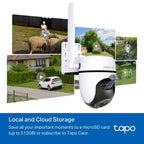 Tapo C501GW Outdoor Pan/Tilt 4G LTE Security Camera – Smart SIM-Based Wireless Camera with AI Detection & Night Vision