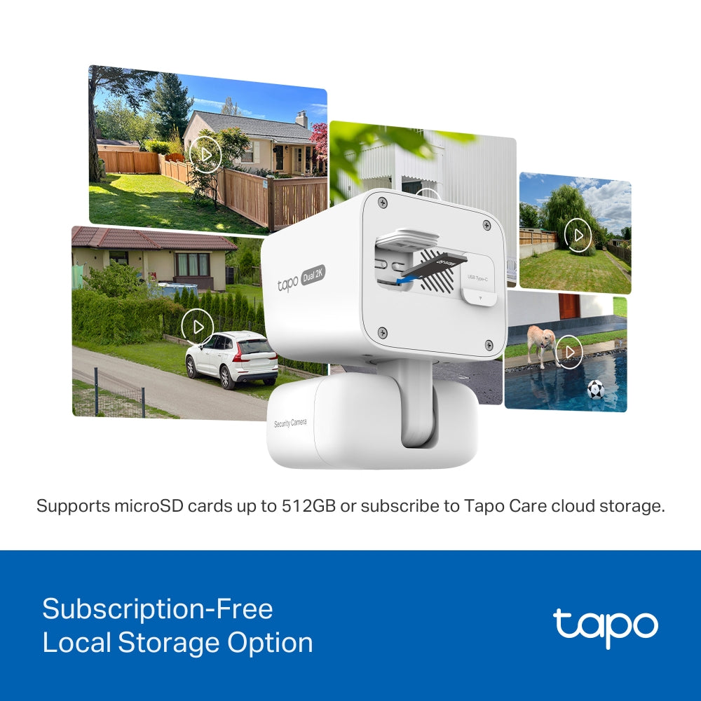 Tapo C645D KIT Solar-Powered Dual-Lens Pan/Tilt Security Camera – 4G LTE & Wi-Fi Outdoor Smart Surveillance System