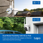Tapo C501GW Outdoor Pan/Tilt 4G LTE Security Camera – Smart SIM-Based Wireless Camera with AI Detection & Night Vision