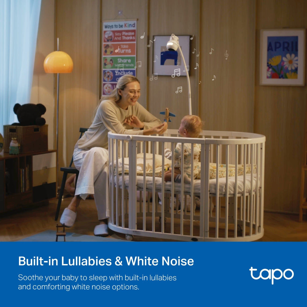 Tapo C840 Dual-Lens Smart Baby Camera – 2K Wi-Fi Baby Monitor with Motion Tracking & Night Vision