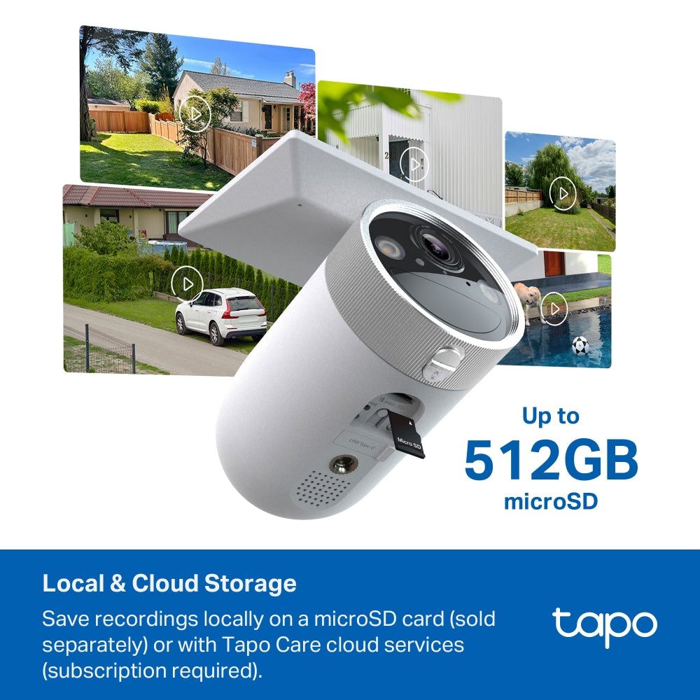 Tapo C465 Enhanced AI Solar Security Camera Ultra – 4K Wireless Outdoor Smart Camera with Solar Power, AI Detection & Night Vision