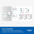 Tapo DL110 Smart Wi-Fi Door Lock – Keyless Entry Smart Lock with App & Remote Control