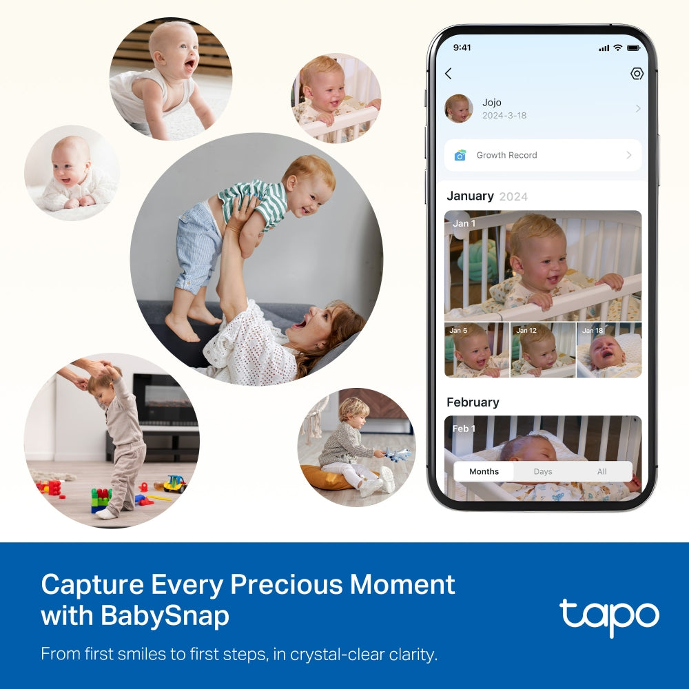 Tapo C840 Dual-Lens Smart Baby Camera – 2K Wi-Fi Baby Monitor with Motion Tracking & Night Vision