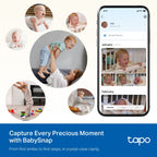 Tapo C840 Dual-Lens Smart Baby Camera – 2K Wi-Fi Baby Monitor with Motion Tracking & Night Vision