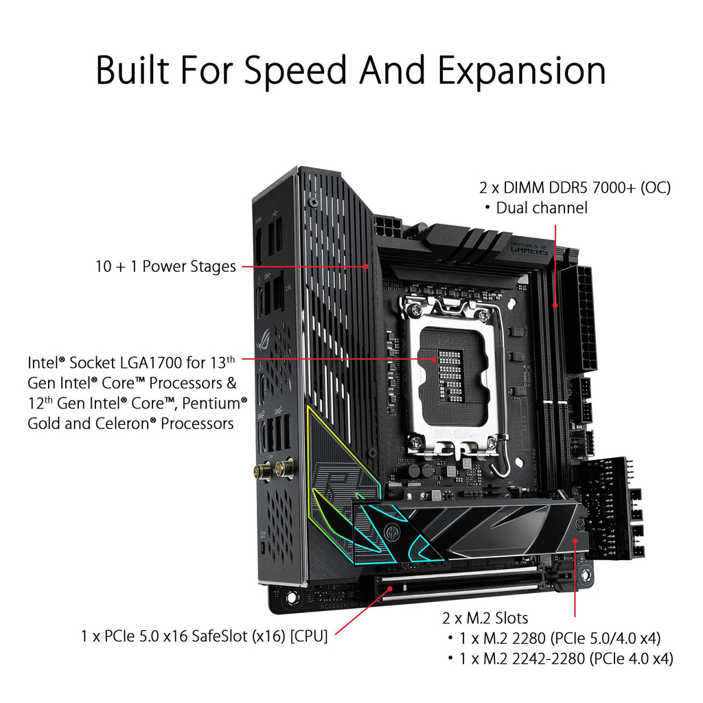 ASUS ROG Strix Z790-I Gaming WiFi Mini-ITX Motherboard
