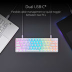 ASUS ROG Falchion Ace M602 Gaming Keyboard (ROG NX BLUE Switch, Black)