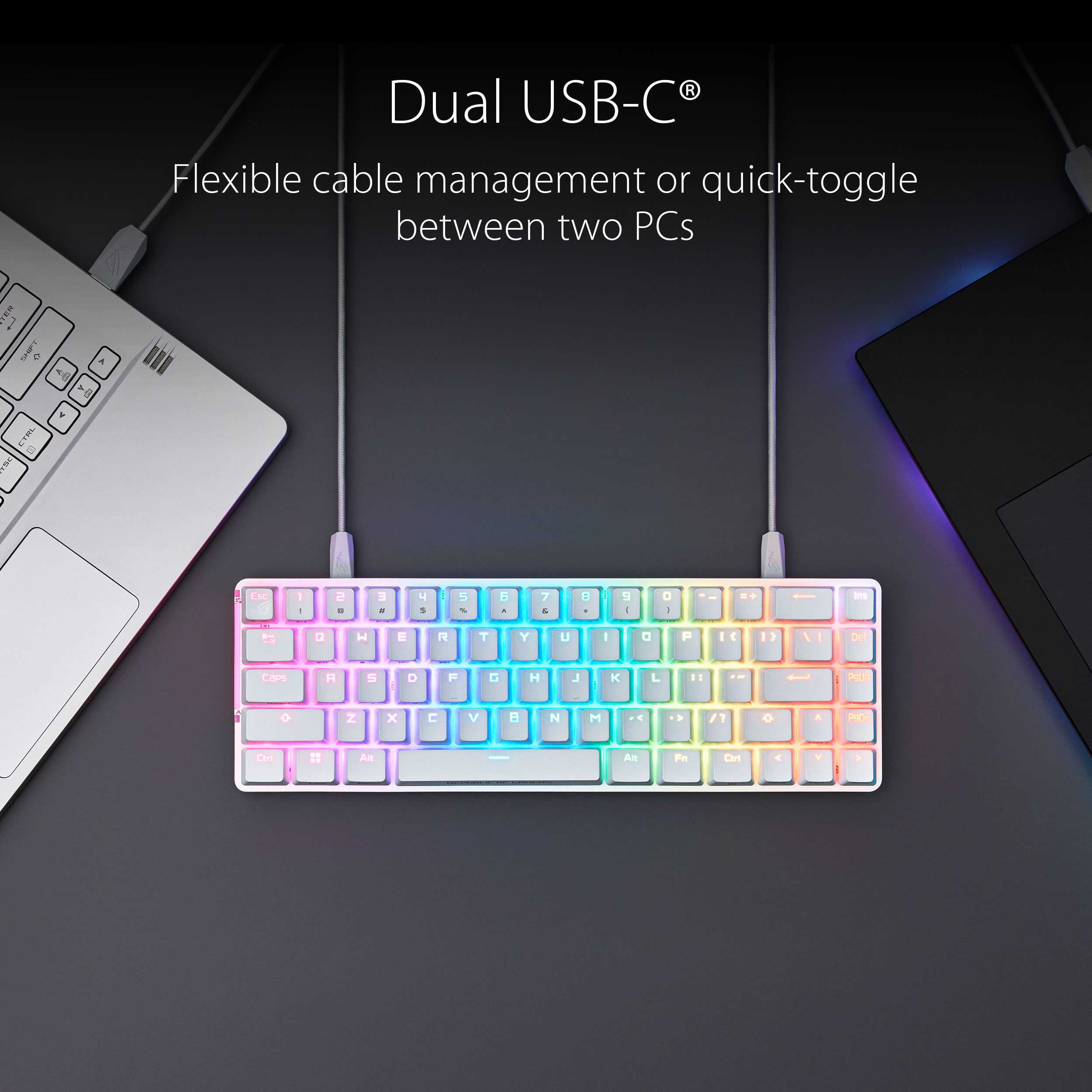 ASUS ROG Falchion Ace M602 Gaming Keyboard (ROG NX BLUE Switch, Black)