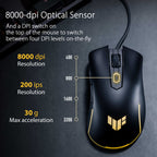 ASUS TUF Gaming M3 Gen II Ultralight Wired Gaming Mouse