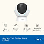 Tapo C840 Dual-Lens Smart Baby Camera – 2K Wi-Fi Baby Monitor with Motion Tracking & Night Vision
