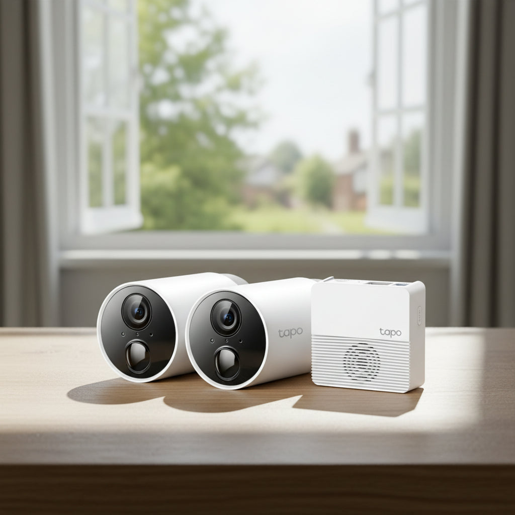 Smart wireless security system Tapo C400S2 with hub and battery powered cameras