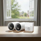 Smart wireless security system Tapo C400S2 with hub and battery powered cameras