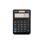 Casio MS-20F 12-Digit Mini Desk Calculator Solar & Battery Currency Exchange Tax Function