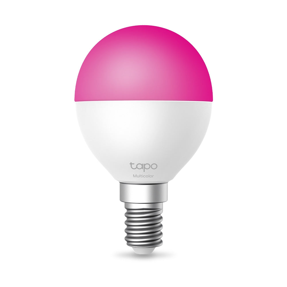 Tapo L430P Smart P45 Multicolor Light Bulb – RGB Wi-Fi LED Bulb with App Control, Voice Assistant & Dimmable Lighting