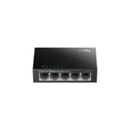 CUDY FS105 5-Port 10/100 Mbps Unmanaged Switch – Fast Ethernet Desktop Plug & Play LAN Switch for Basic Home & Office Network Expansion