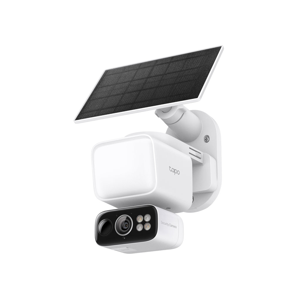 Tapo C615F KIT Solar-Powered Floodlight Pan/Tilt Security Camera Kit – 4G LTE Outdoor Smart Camera with Floodlight & AI Detection