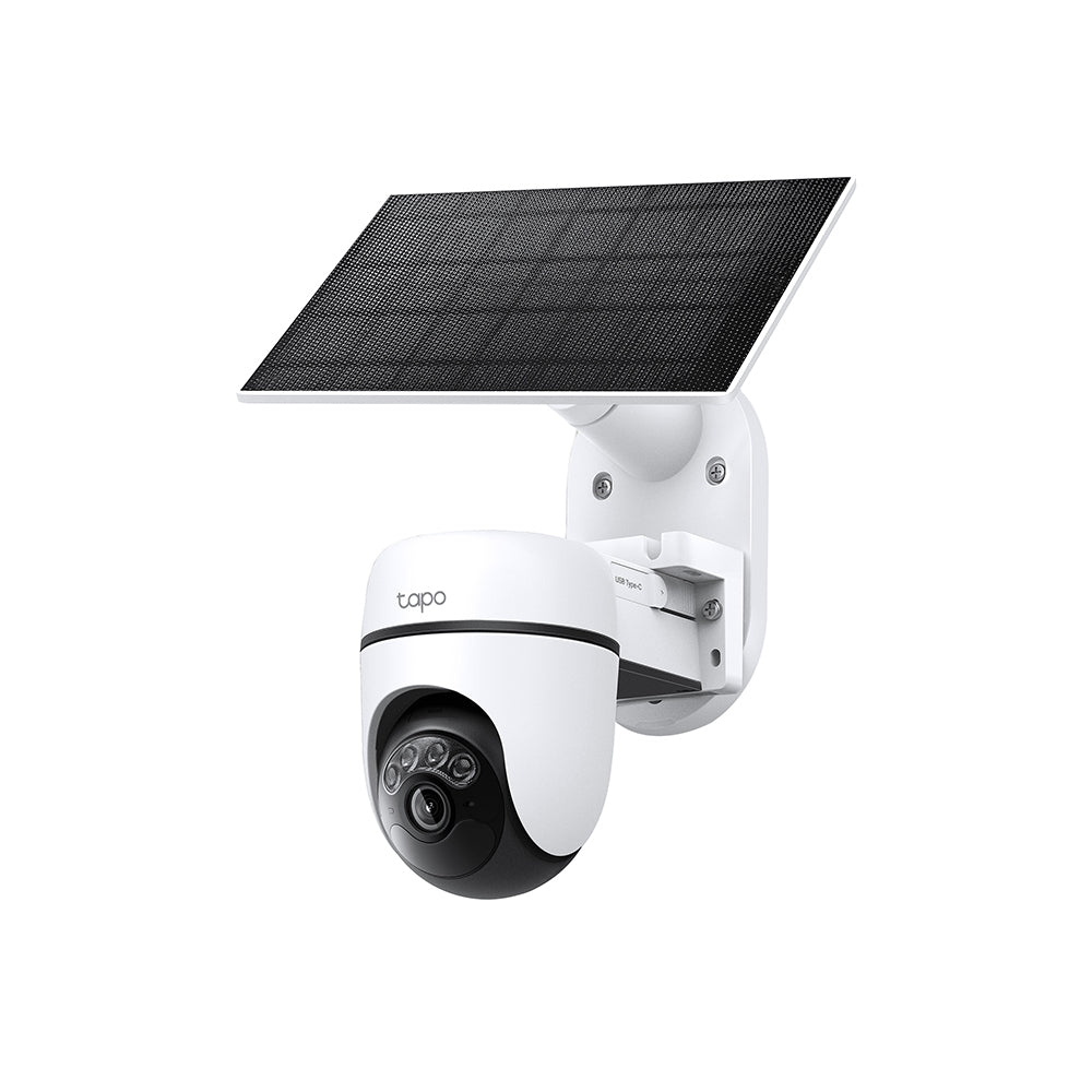 Tapo C610 KIT Solar-Powered Pan/Tilt Security Camera Kit – 2K Smart Outdoor Wi-Fi Camera with Solar Charging, Motion Tracking & Night Vision