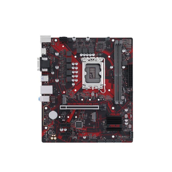 ASUS EX-B760M-V5 D4 Micro-ATX Motherboard for Intel LGA1700 DDR4 with PCIe 4.0, Dual M.2 and 2.5Gb Ethernet