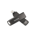 SANDISK® iXpand Flash Drive Luxe – Dual Lightning & USB Type-C Flash Drive for iPhone, iPad, MacBook & Fast Photo Video Backup