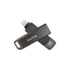 SANDISK® iXpand Flash Drive Luxe – Dual Lightning & USB Type-C Flash Drive for iPhone, iPad, MacBook & Fast Photo Video Backup